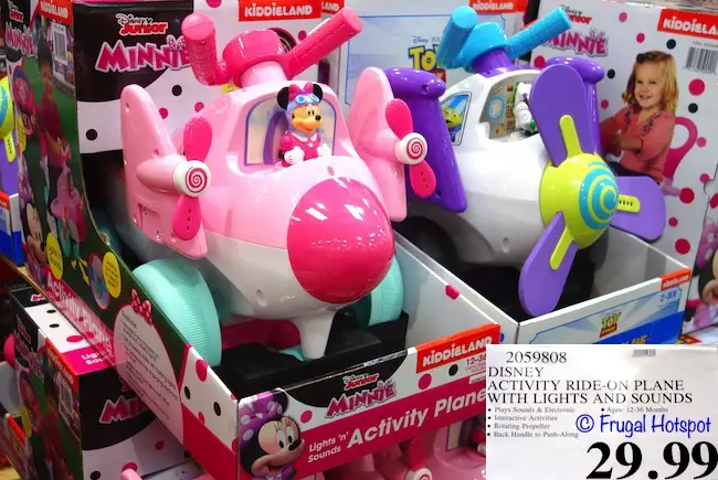 Disney Lights 'n Sounds Activity Ride-On Plane. Minnie or Toy Story. | Costco