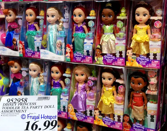 Disney Princess Tea Time Doll with Fairytale Friend and Accessories | Costco