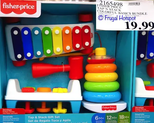 Fisher-Price Tap & Stack Gift Set | Costco 2165498