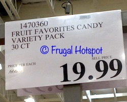 Fruit Favorites Full Size Candy | Costco Price