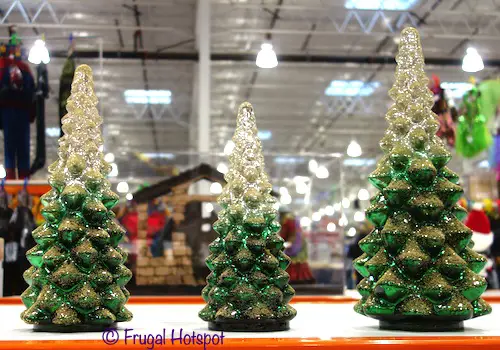 Glass Holiday Trees | Costco Display