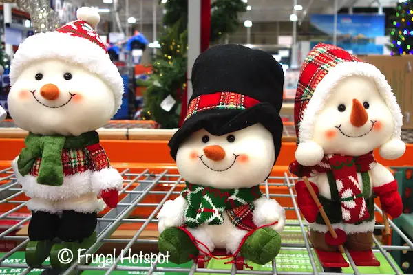 Holiday Snowmen Set of 3 | Costco Display