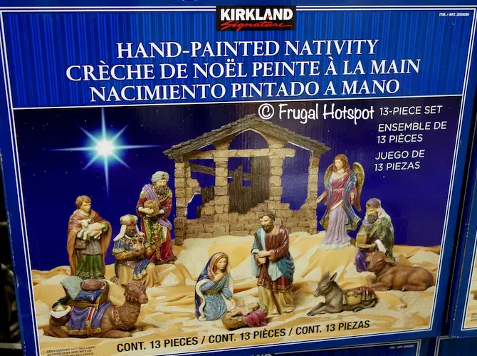 Kirkland Signature Hand-Painted Nativity 13 Piece Set 2020 | Costco