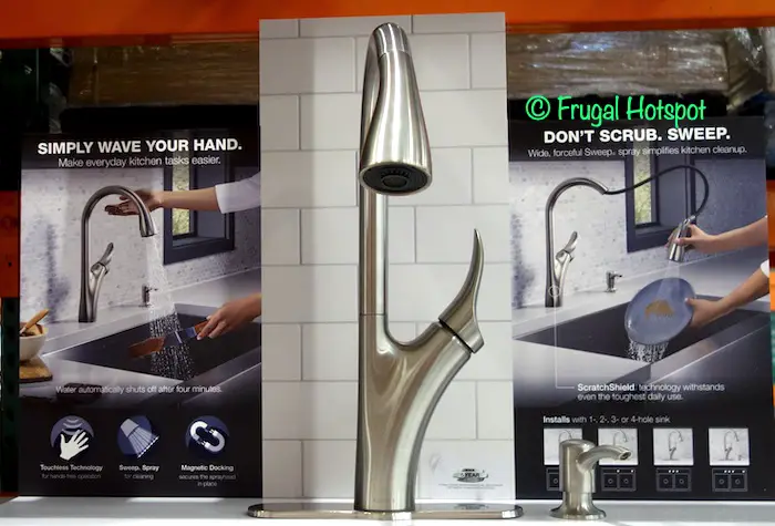 Kohler Transitional Touchless Pull-Down Kitchen Faucet | Costco Display