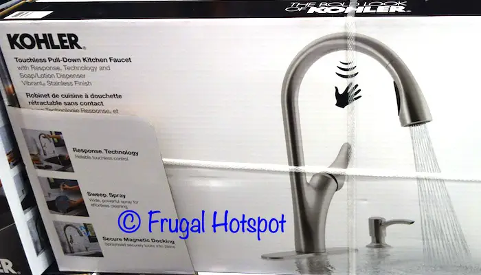 Kohler Transitional Touchless Pull-Down Kitchen Faucet | Costco