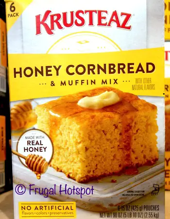 Krusteaz Honey Cornbread Mix 6 ct 15 oz each | Costco
