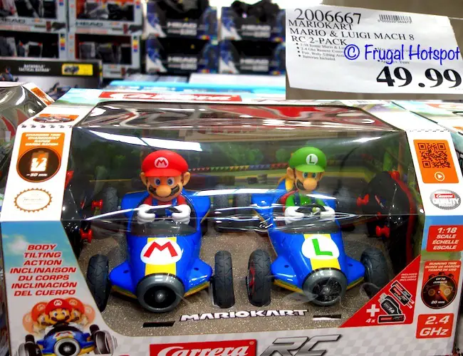 Mario Kart Mario & Luigi Mach 8 RC | Costco 2006667
