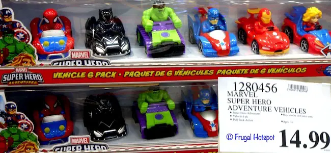 Marvel Super Hero Adventures Vehicle 6-Pack | Costco