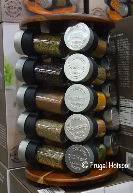 Olde Thompson 20 Jar Spice Rack | Costco Display