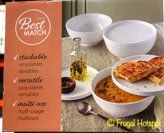 Overandback Best Match 6Pc Bowl Plate Lid Set | Costco