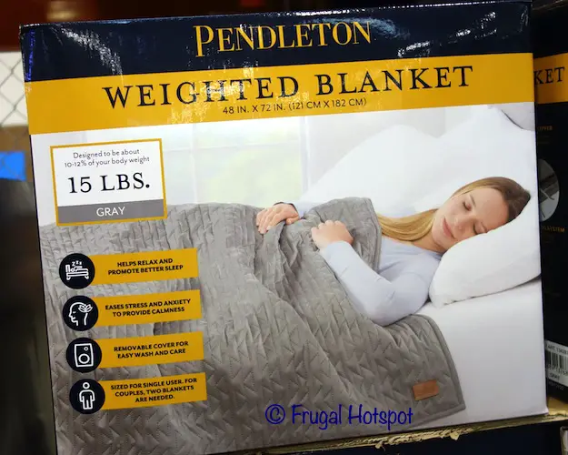 Pendleton Weighted Blanket on Sale at Costco!