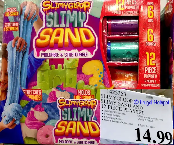 SlimyGloop Slimy Sand 12-Piece Playset | Costco 1425353