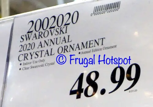 Swarovski 2020 Annual Crystal Ornament | Costco Price