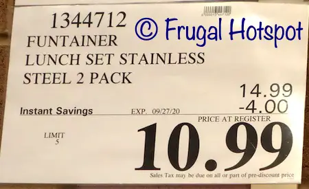 Thermos FUNtainer Lunch Set | Costco Sale Price Thermos FUNtainer Lunch Set | Costco Sale Price