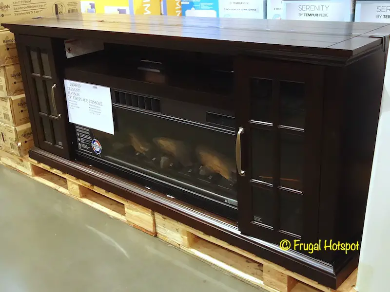 Tresanti Mayson Fireplace Console | Costco Display