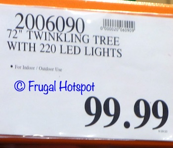 72 Holiday Tree with Lights | Costco Price