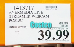 AVerMedia Live Streamer Webcam | Costco Sale Price