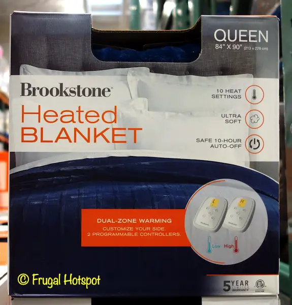 Brookstone Heated Blanket - Costco Sale! | Frugal Hotspot