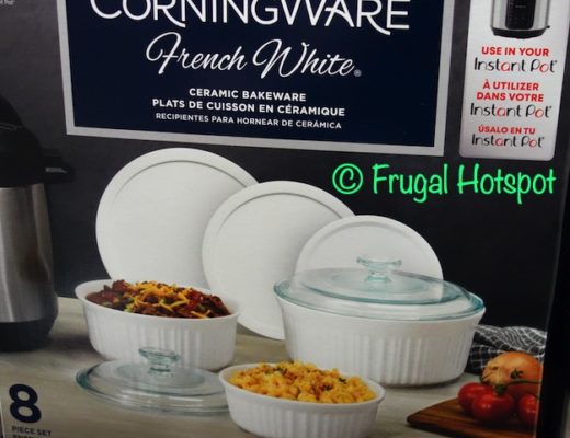 CorningWare French White Ceramic Bakeware 8-Piece Set | Costco