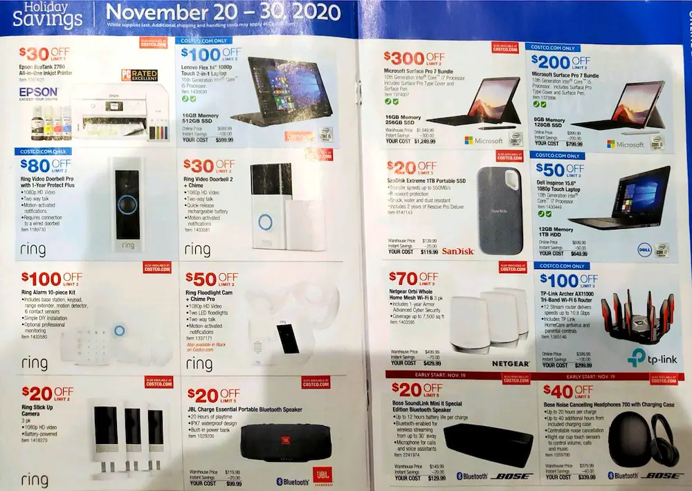 Costco Holiday Savings Coupon Book | November 2020 | Page 10