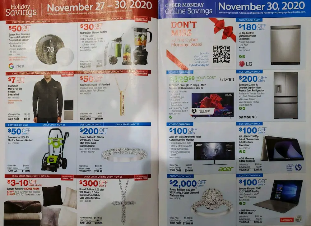 Costco Holiday Savings Coupon Book | November 2020 | Page 16