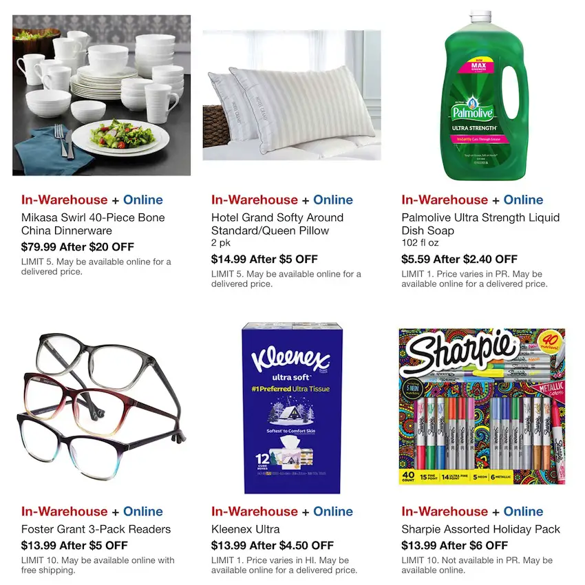 Costco InWarehouse Hot Buys Sale! 10/10/20 10/18/20