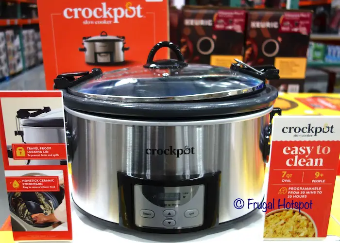 Crockpot Cook Carry 7-Qt Slow Cooker | Costco Display