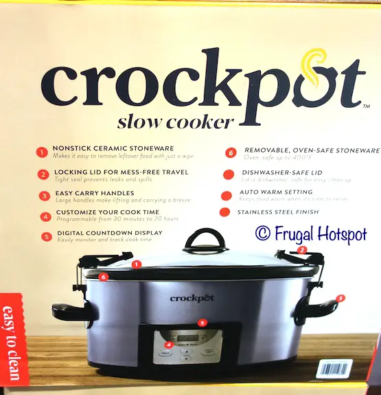 Crockpot Cook & Carry 7-Qt Slow Cooker Highlights | Costco