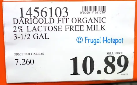 Darigold FIT Organic 2% Milk | Costco Price
