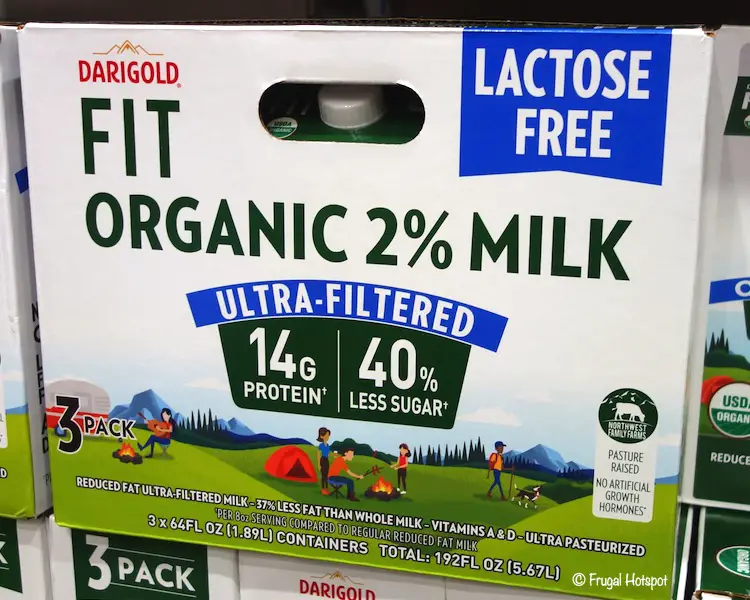 Darigold FIT Ultra-Filtered Lactose-Free Organic 2% Milk | Costco