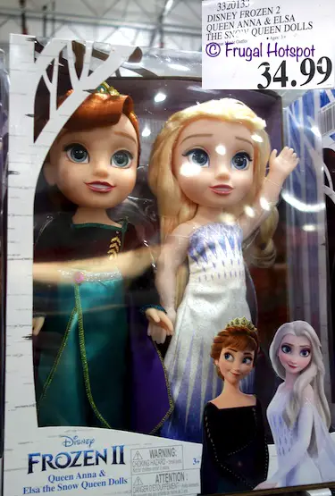 Disney Frozen II Queen Anna & Elsa the Snow Queen Dolls | Costco