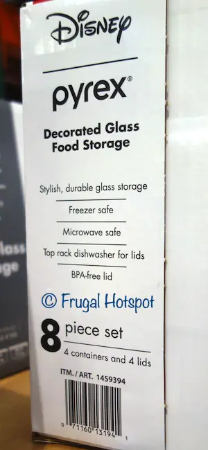 Disney Pyrex Glass Food Storage Description | Costco