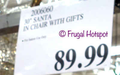 Fabric Santa in Chair | Costco Price