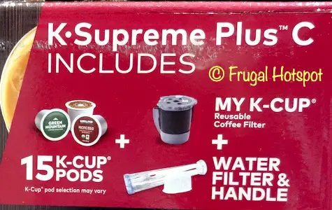 Keurig K-Supreme Plus C Single Serve Coffee Maker Whats Included | Costco