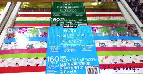 Kirkland Signature Printed Gift Tissue Paper 160-ct | Costco