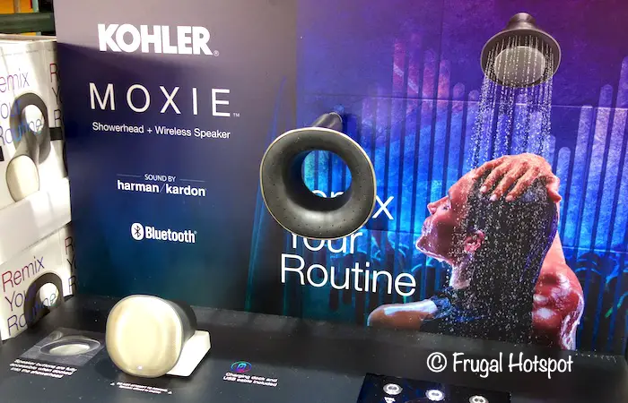 Kohler Moxie Showerhead Wireless Speaker | Costco Display