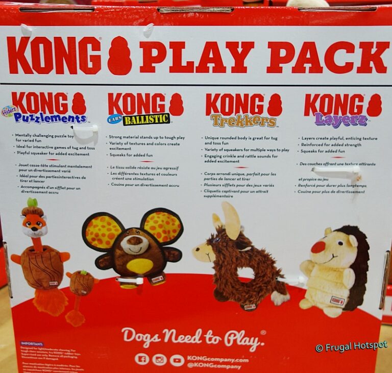 Kong Play Pack Dog Toys Costco Sale! Frugal Hotspot