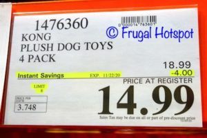 Kong Play Pack Dog Toys - Costco Sale! | Frugal Hotspot