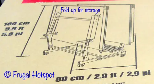 MD Sports Table Tennis Table Folded Dimensions | Costco