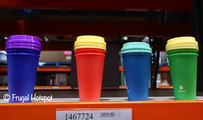 Manna Hot Color-Changing Reusable To Go Cups | Costco Display