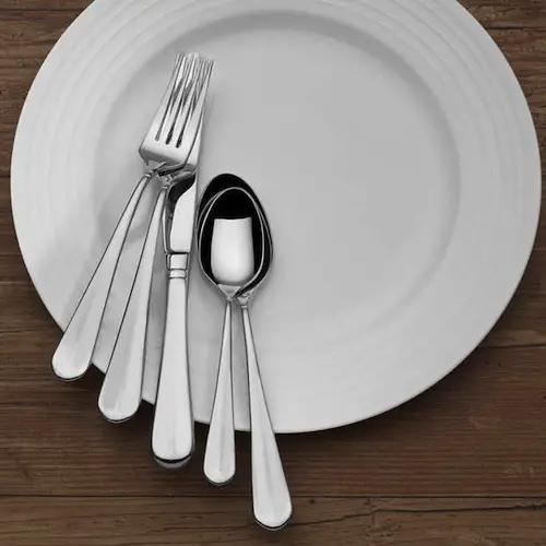 Mikasa 65-Piece Stainless Steel Flatware Set Colette | Costco