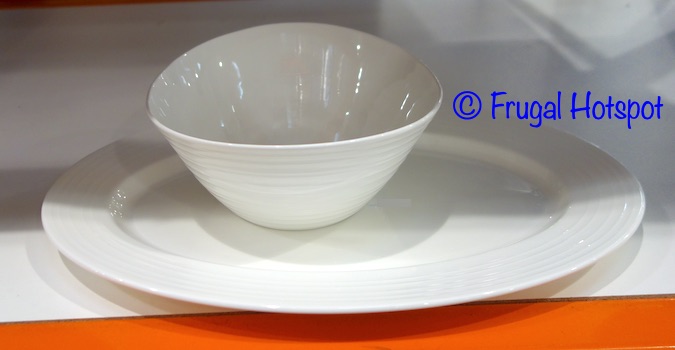 Mikasa Swirl Platter Serving Bowl | Costco Display