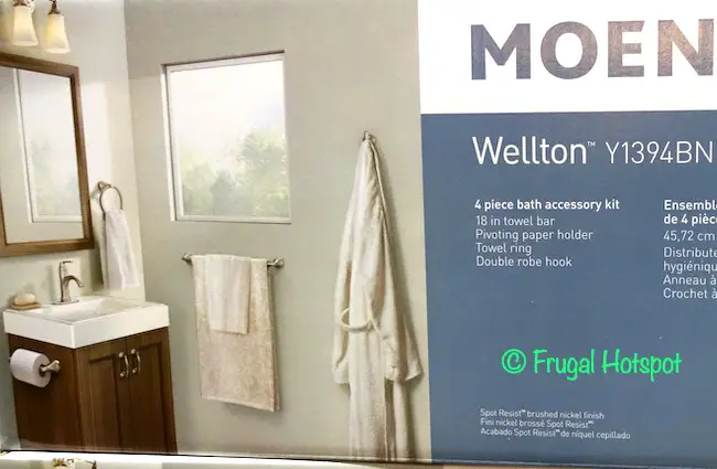 Moen Wellton 4-Piece Bath Accessory Kit | Costco