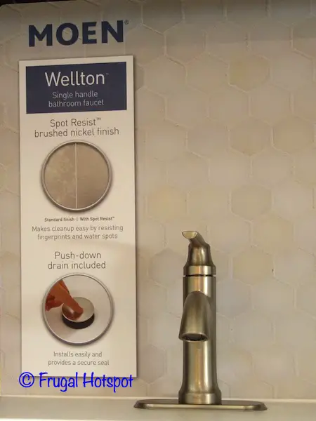Moen Wellton Single Handle Bathroom Faucet | Costco Display