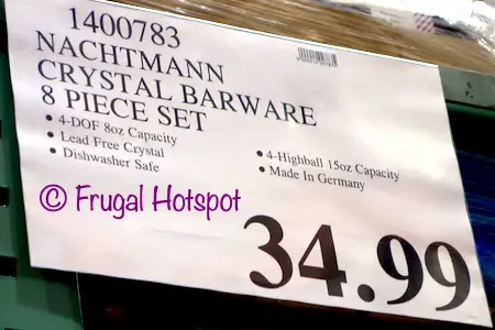 Nachtmann Bar Crystal Tumbler 8-Piece Set | Costco Price