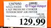 Ninja Foodi 6.5 Quart Pressure Cooker | Costco Sale Price