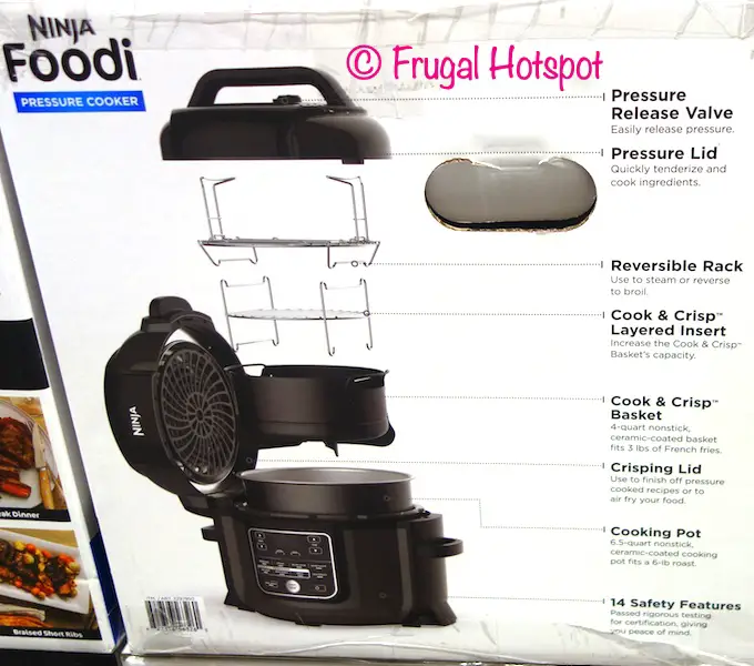 Ninja Foodi 6.5 Quart Pressure Cooker Description | Costco