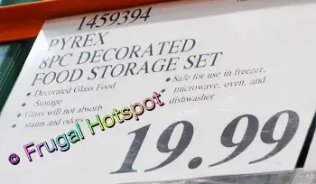 Pyrex Glass Food Storage 8 Piece Set | Costco Price