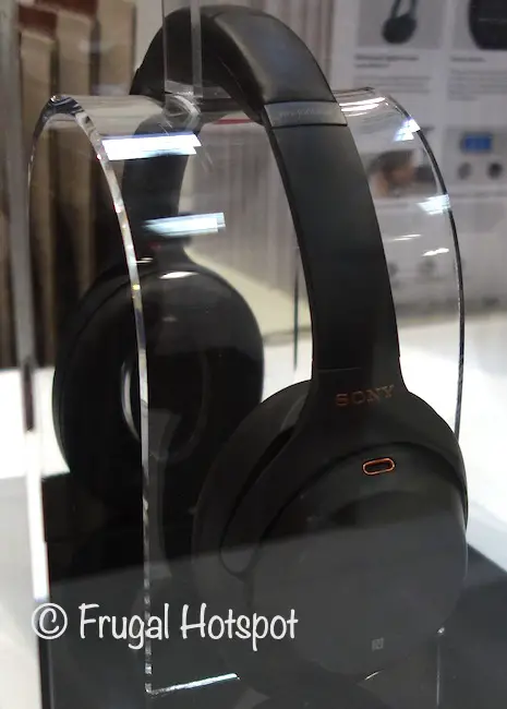 Sony Noise Canceling Wireless Headphones (WH-1000Xm3) Side View | Costco Display