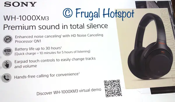 Sony Noise Canceling Wireless Headphones (WH-1000Xm3) Summary | Costco